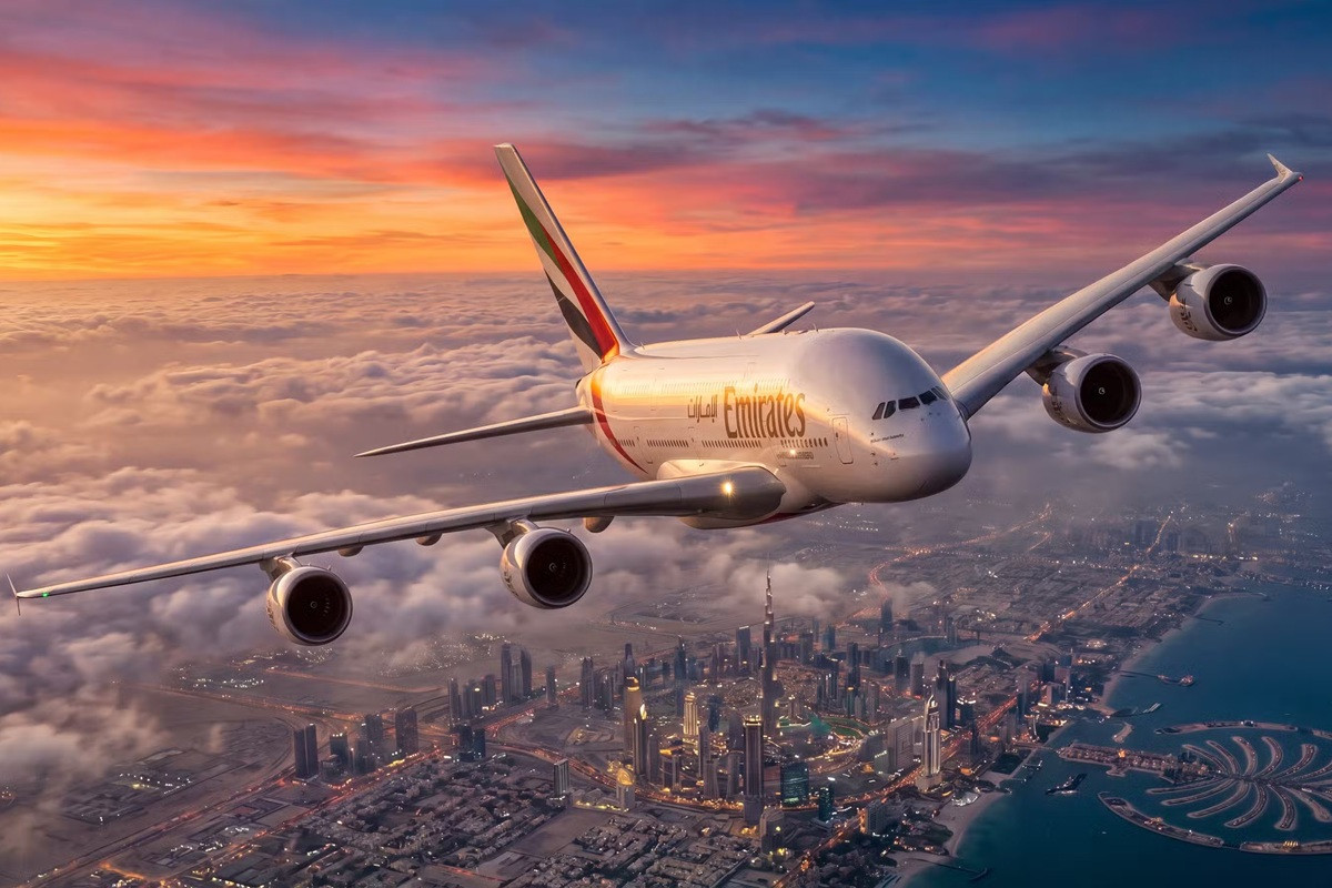 Emirates là hãng hàng không sở hữu đội bay Airbus A380 nhiều nhất với 116 chiếc. Ảnh sưu tầm