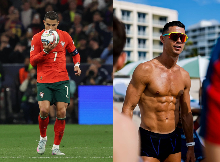 Cristiano Ronaldo ở tuổi 41 khiến nhiều trai trẻ phải thua xa (Ảnh: People)