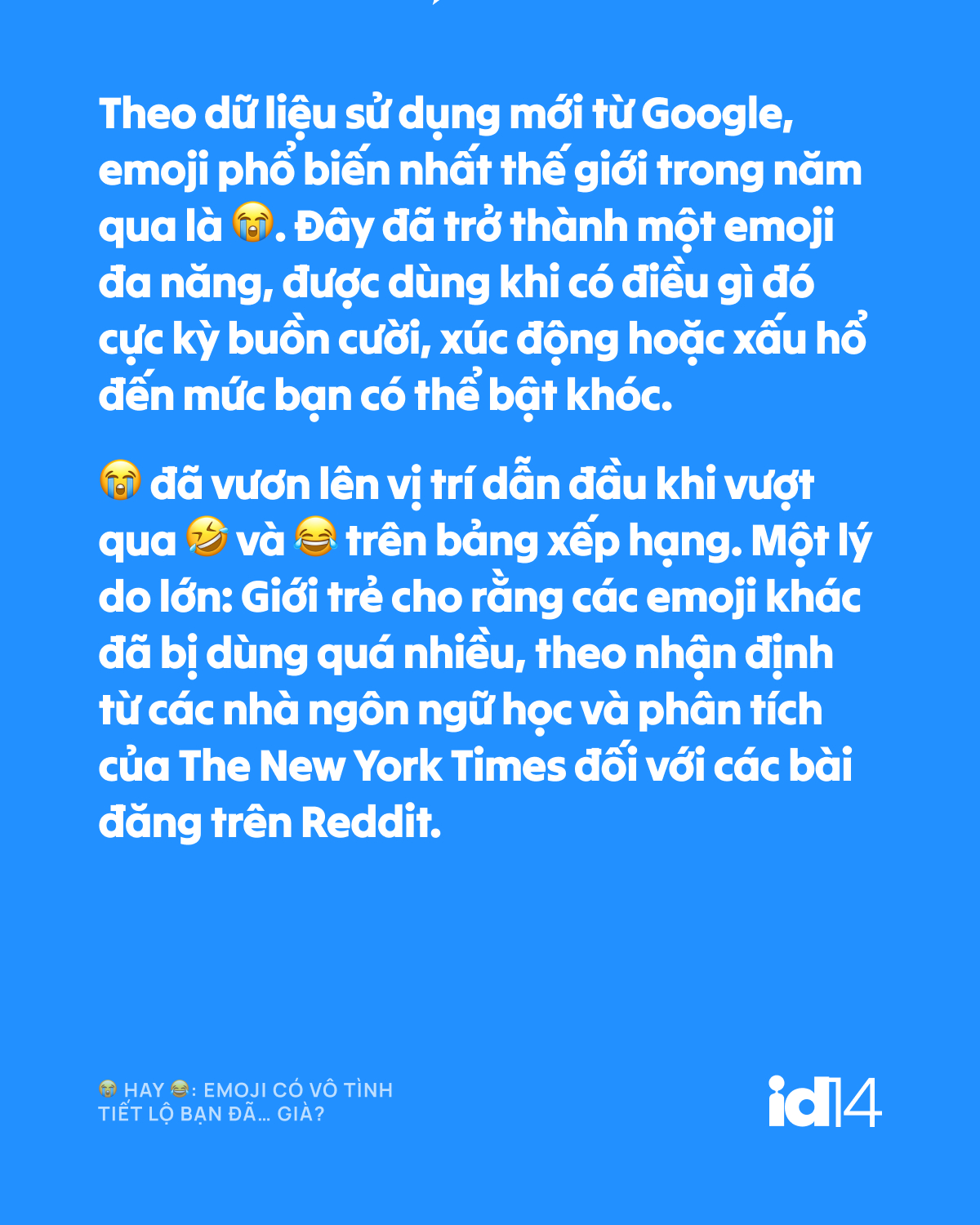 Emoji có vô tình tiết lộ bạn đã… già?
