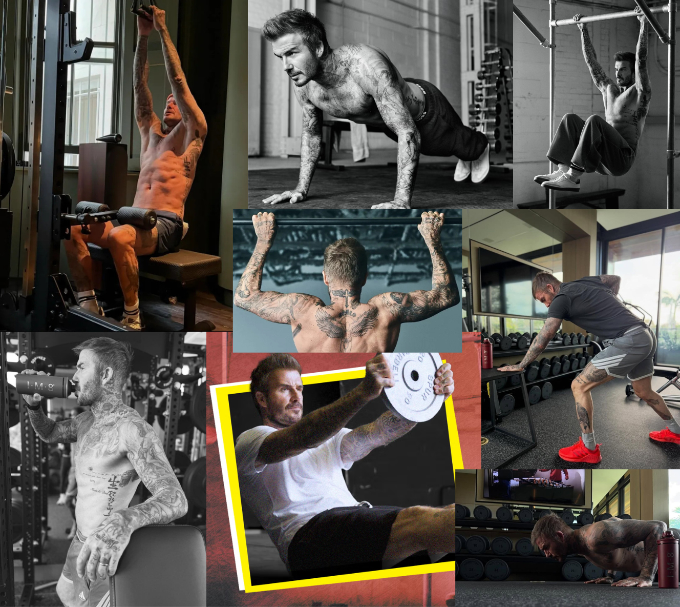 Chế độ tập luyện của David Beckham thay đổi theo độ tuổi (Ảnh: Men's Health)
