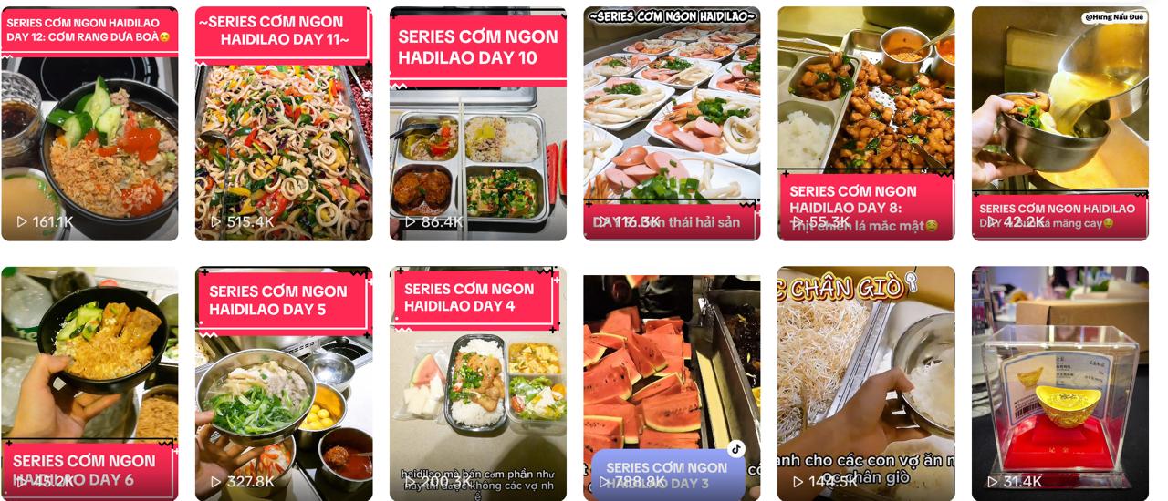 Series “cơm nhân viên” của Haidilao được chia sẻ qua tài khoản Hưng Nấu Đuê, chính là đầu bếp phụ trách nấu cơm tại Haidilao Vincom Nguyễn Chí Thanh (Hà Nội)