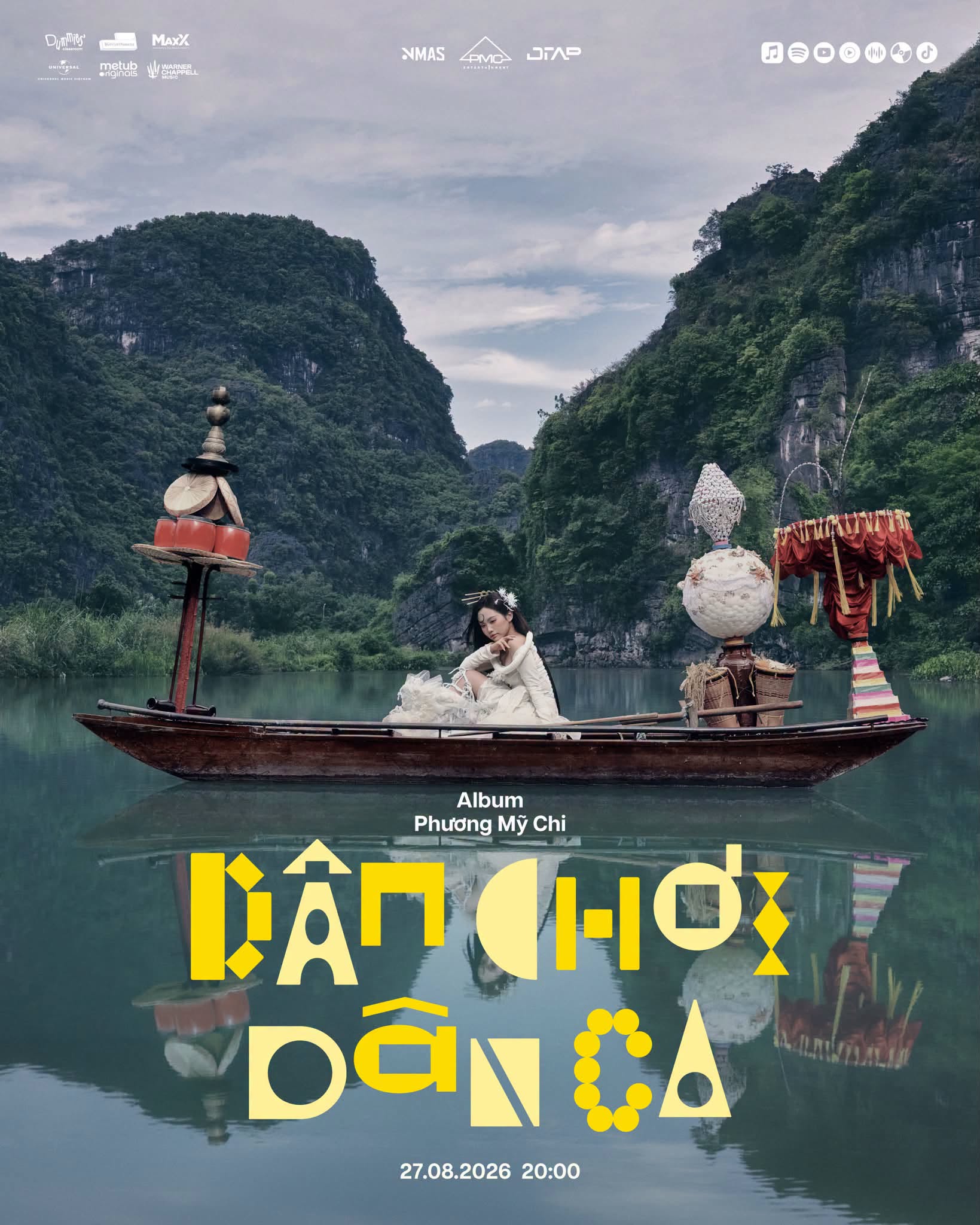 Phương Mỹ Chi công bố tên album Dân Chơi Dân Ca - phát hành ngày 27/8