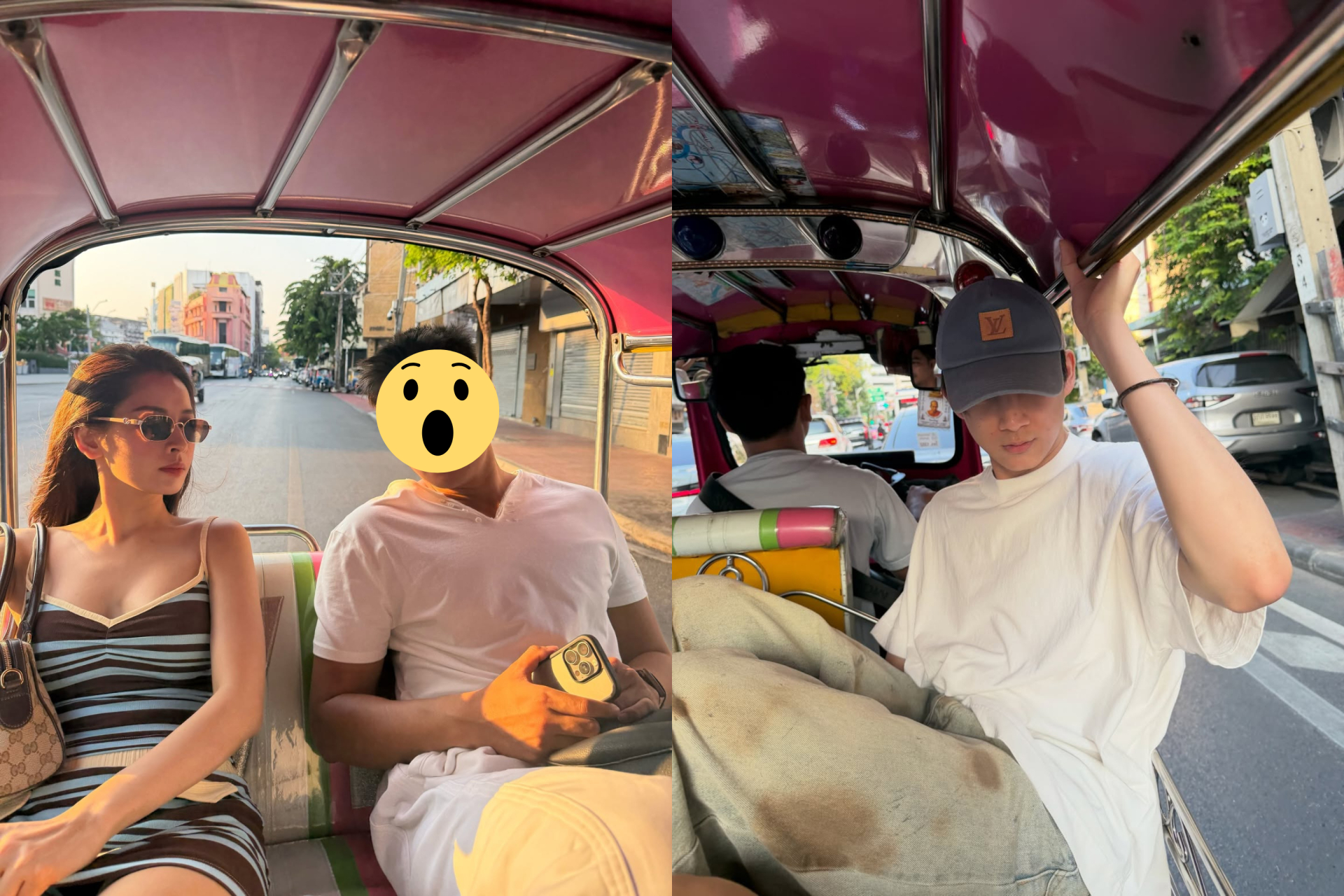 Cùng một thời điểm, cùng một địa điểm và chi tiết chiếc xe tuk-tuk na ná nhau trong 2 khoảnh khắc du lịch của Chi Pu và Matthis khiến dân tình xôn xao