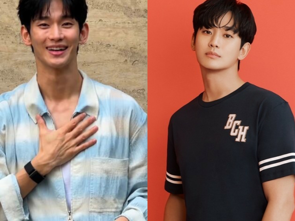 Kim Soo Hyun nhận được nhiều sự quan tâm trước khi buổi phát sóng chính thức bắt đầu. Xuất hiện bên ngoài nơi tổ chức sự kiện, tài tử xứ Hàn gây xôn xao với gương mặt gầy rộc so với thời gian trước (ảnh phải). Hậu giảm cân, nam diễn viên bị nhận xét là đã đánh mất đi vibe cuốn hút cùng diện mạo điển trai ngời ngời vốn có. Ảnh: Koreaboo