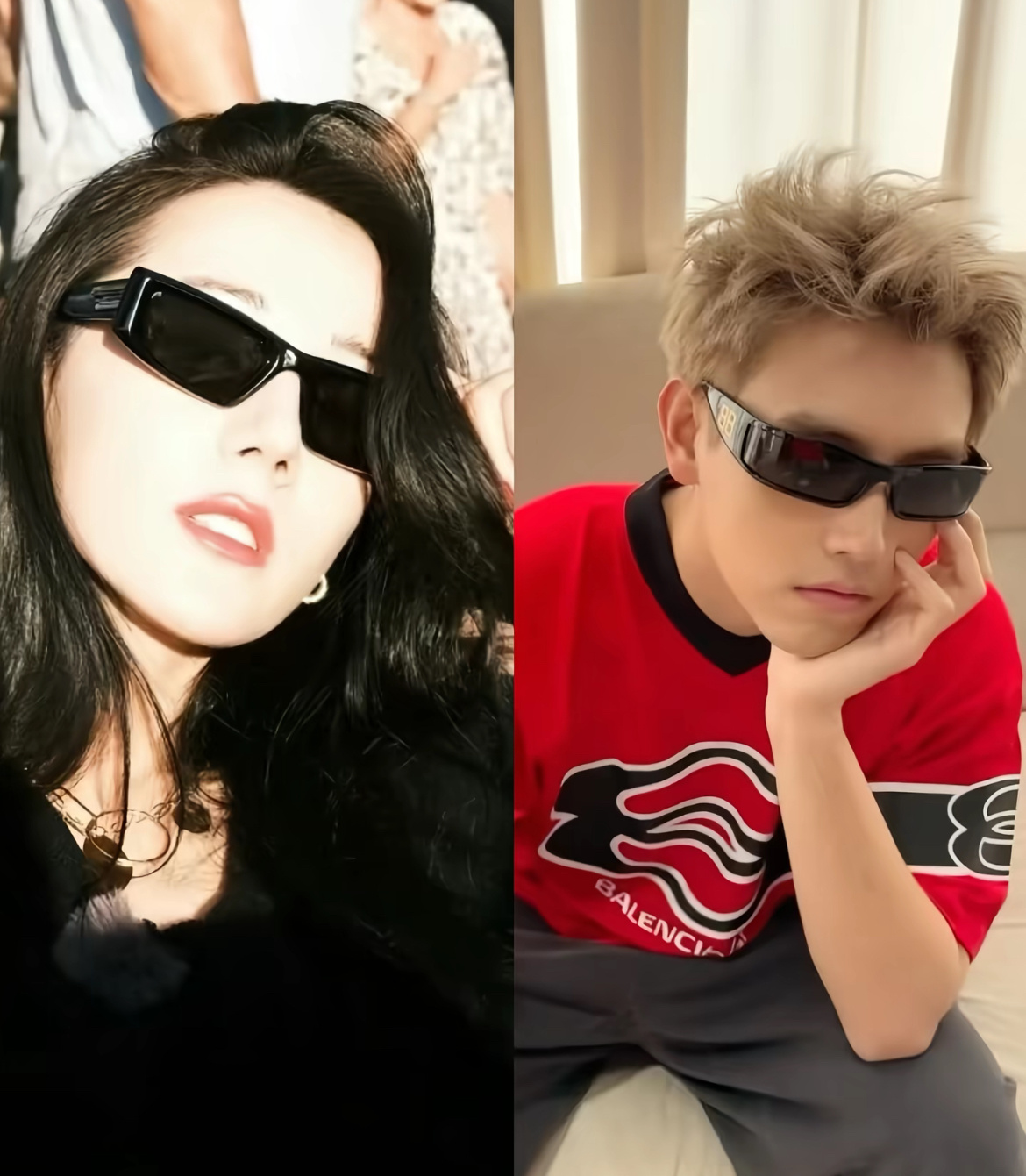 Loạt ảnh nghi 2 nghệ sĩ dùng đồ đôi cũng khiến dân tình dậy sóng, xôn xao bàn tán. Ảnh: Weibo