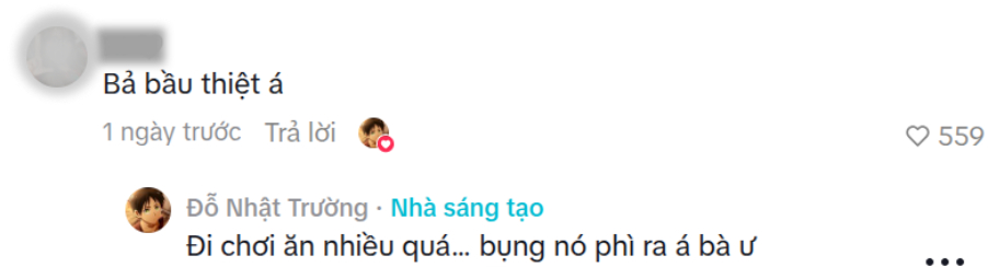 Otis phủ nhận tin đồn người yêu có bầu. Ảnh chụp màn hình.