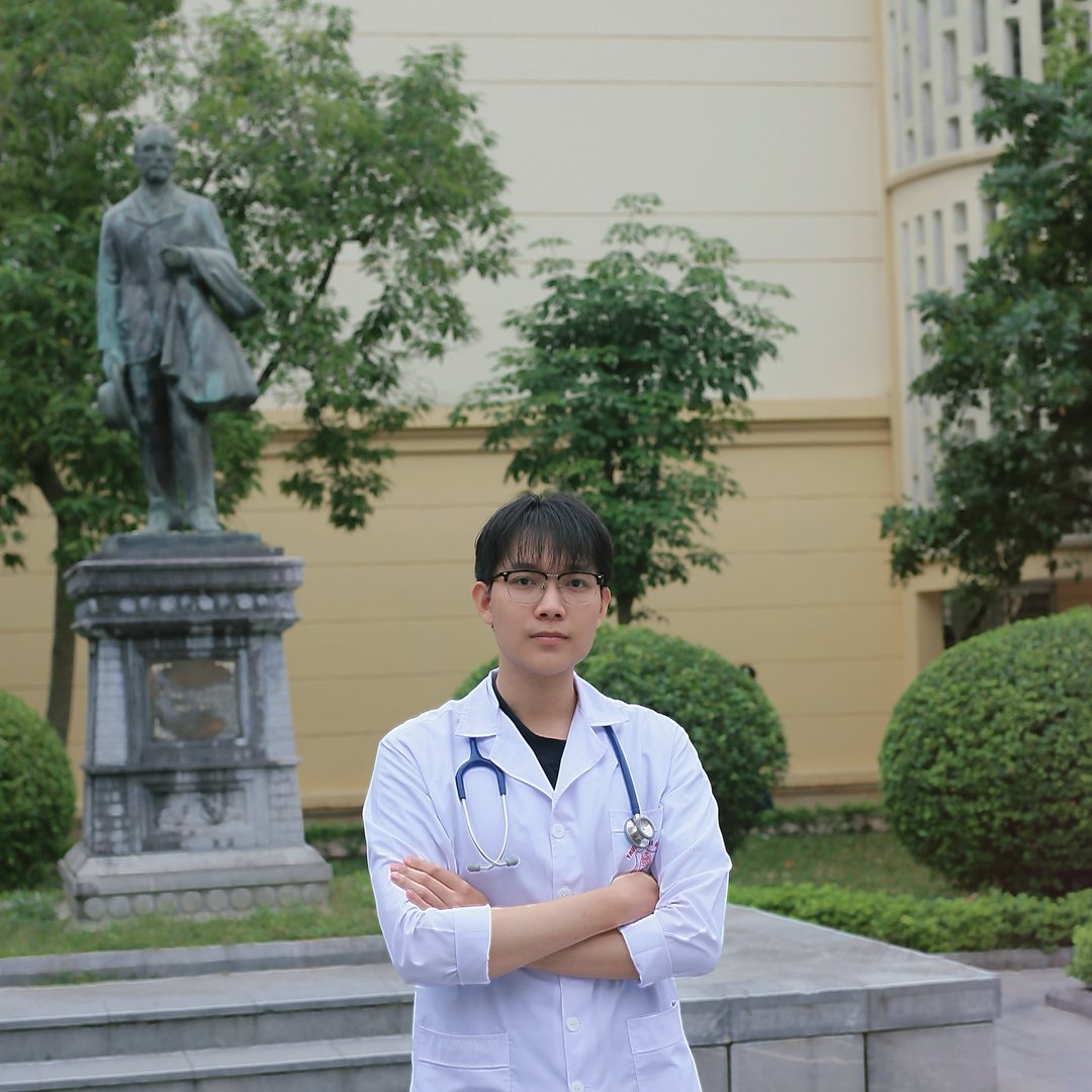 Chân dung nam sinh Nguyễn Đức Anh Quân (Ảnh: IGNV)