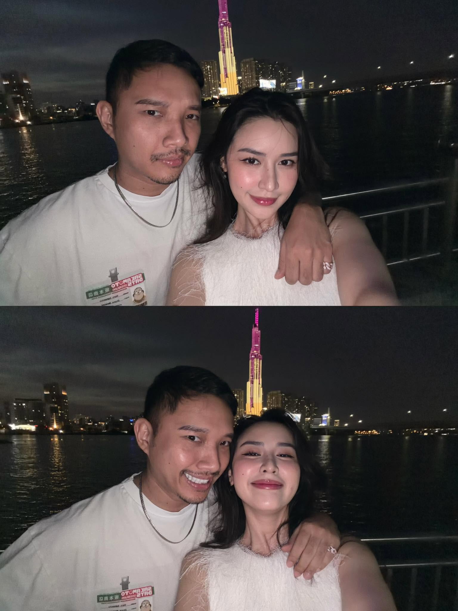 Cô khẳng định những chuyện tiêu cực là của quá khứ, hiện tại cả hai rất hạnh phúc và yêu thương nhau