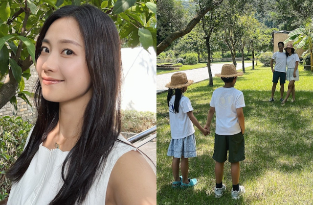 Dương Ái Cẩn hiếm hoi lộ diện, đăng ảnh gia đình lên trang cá nhân. Ảnh: Instagram.