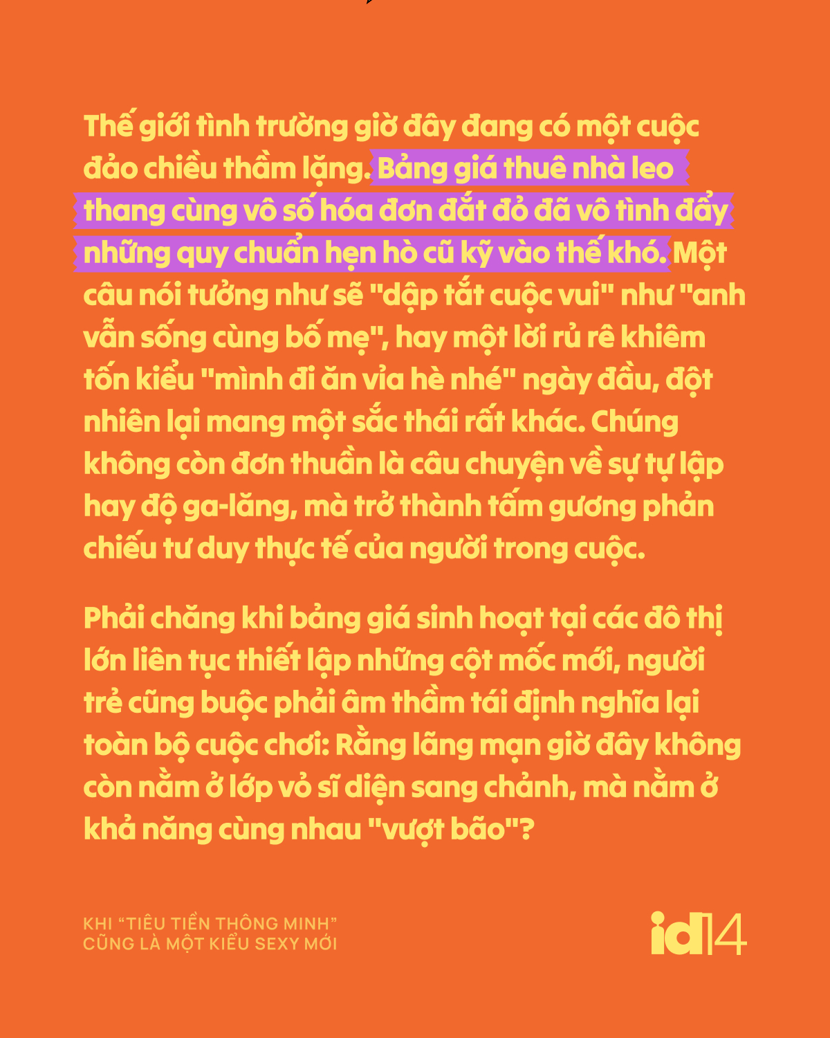 Khi “tiêu tiền thông minh” cũng là một kiểu sexy mới