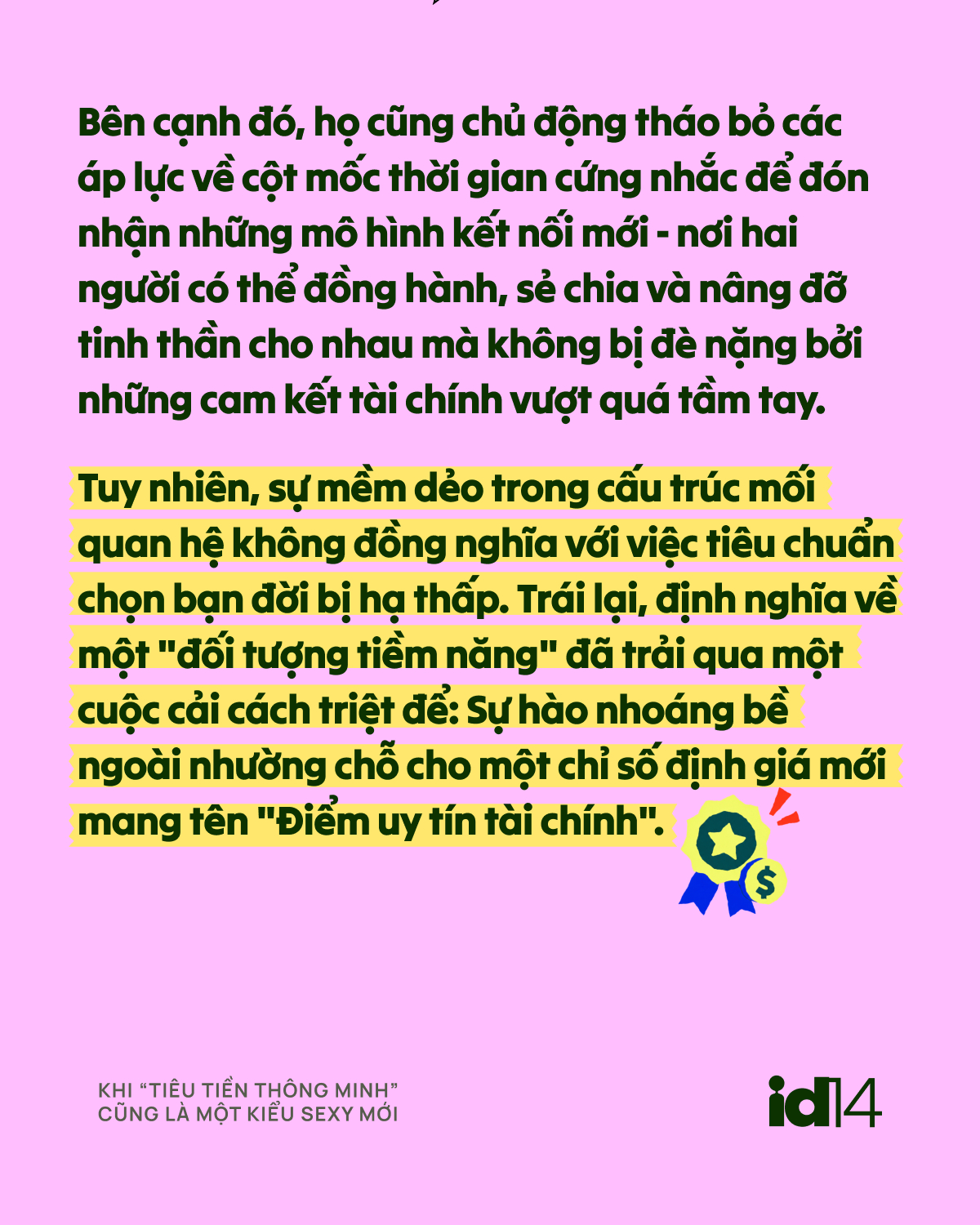 Khi “tiêu tiền thông minh” cũng là một kiểu sexy mới