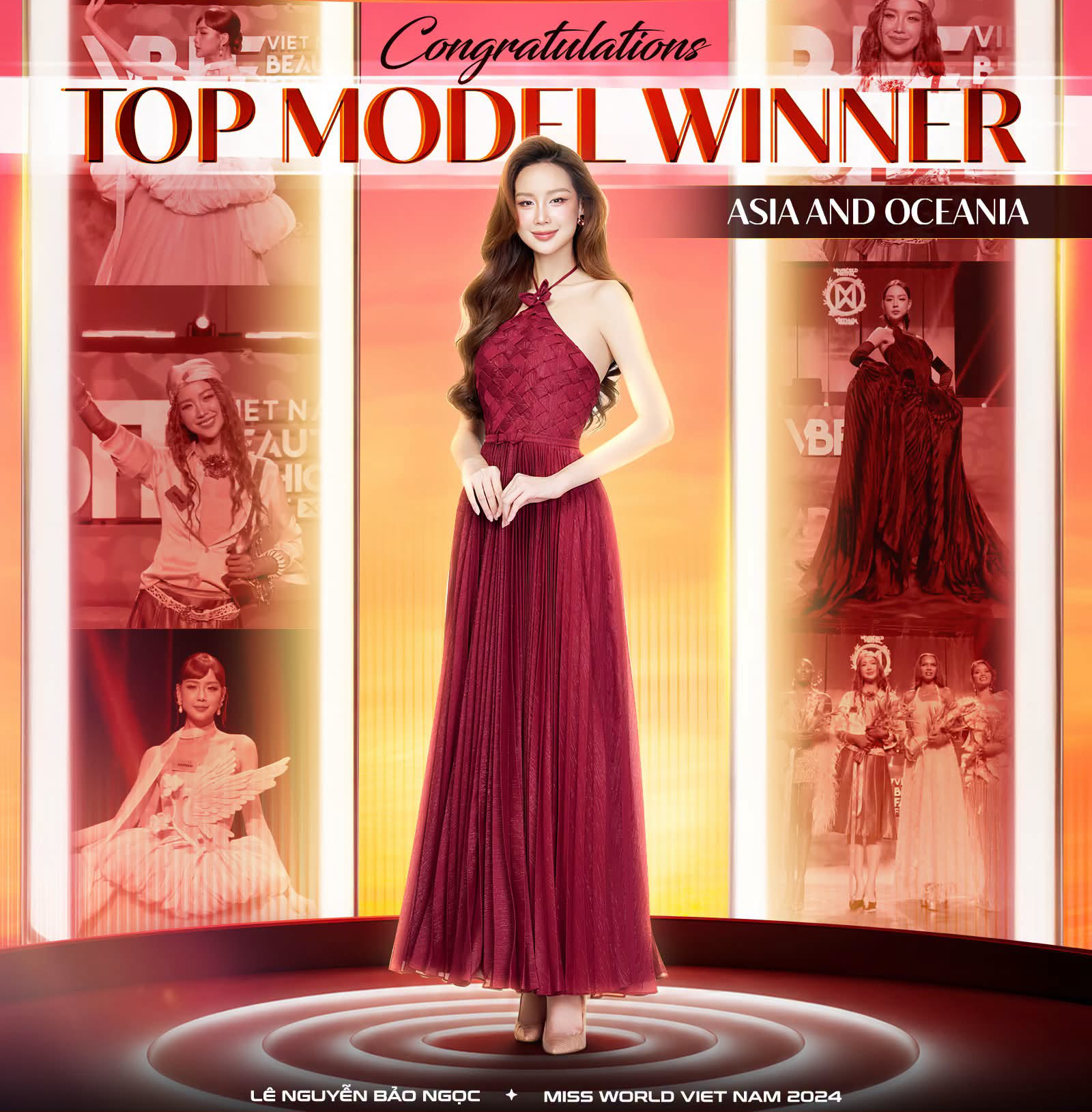 Bảo Ngọc vào thẳng Top 40 sau chiến thắng ở phần thi Top Model khu vực châu Á - Thái Bình Dương