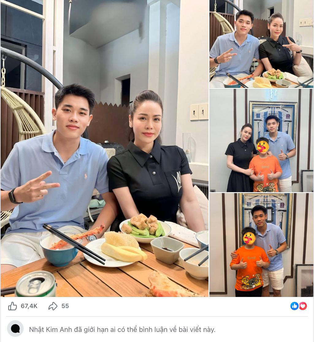 Các bài đăng về Đình Bắc trên trang cá nhân của Nhật Kim Anh hút lượng tương tác khủng