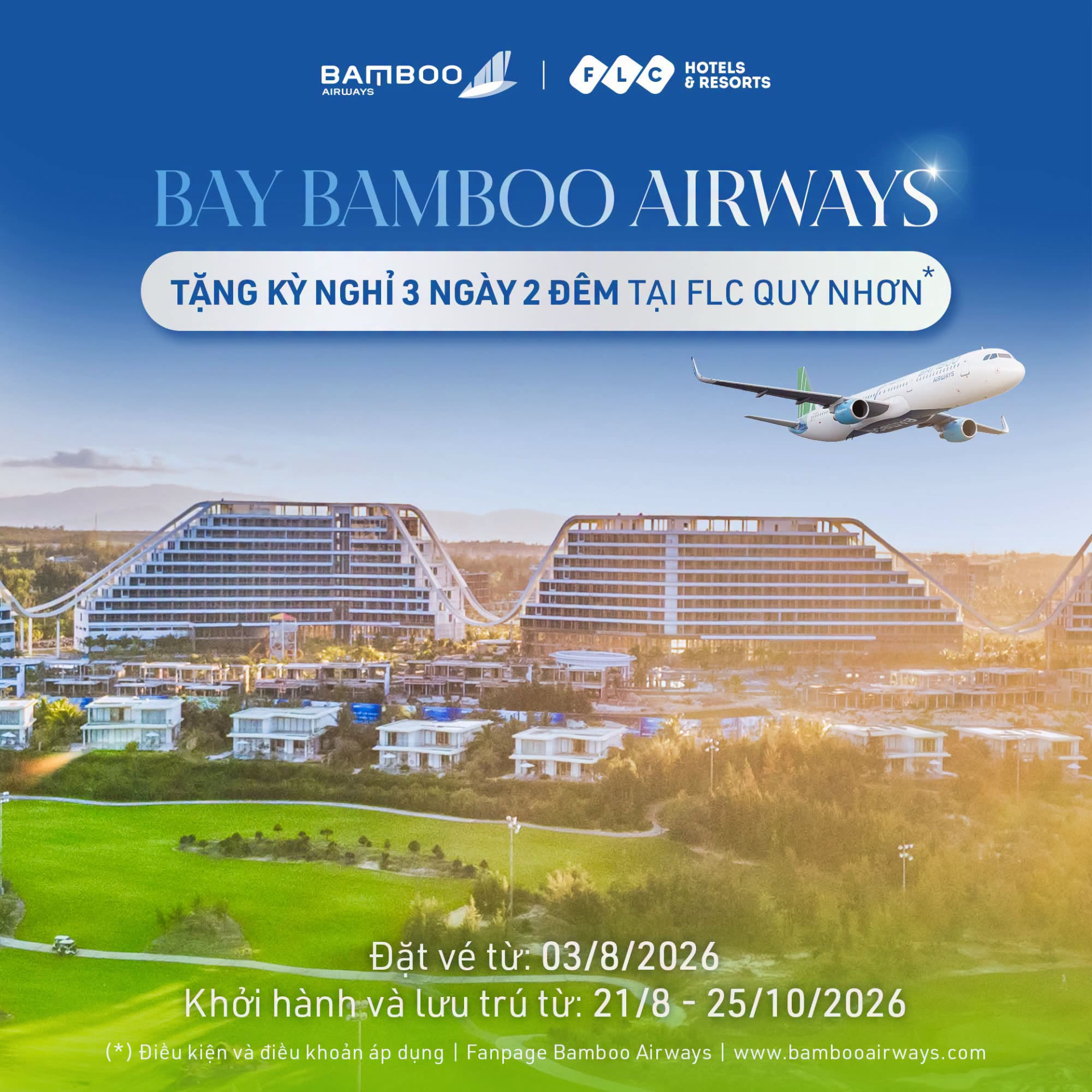 Trong lúc quy mô khai thác được thu hẹp, Bamboo Airways vẫn triển khai một số chương trình hướng tới hành khách. Ảnh: Bamboo Airways