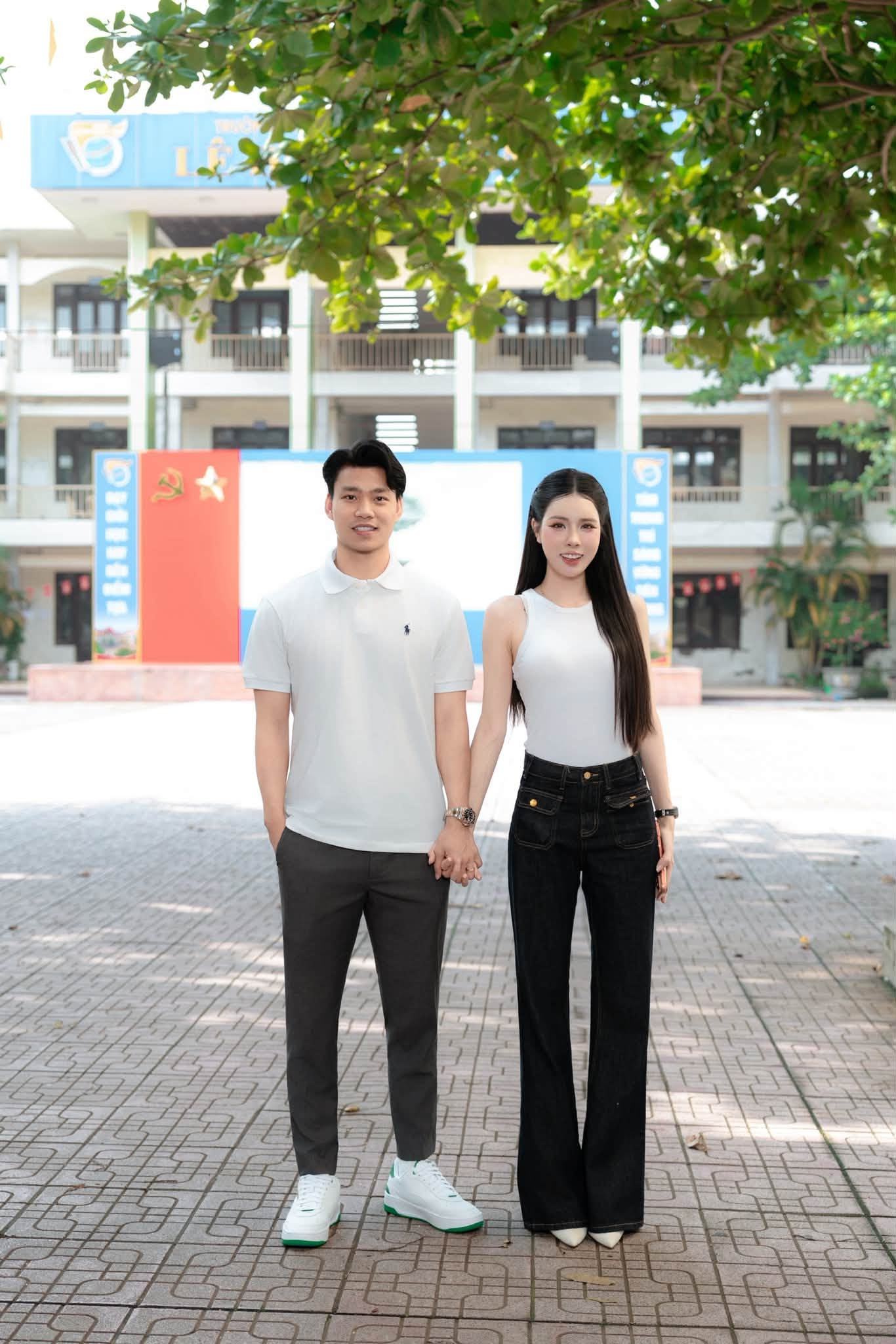 Văn Thanh và Bích Hạnh (Ảnh: FBNV)