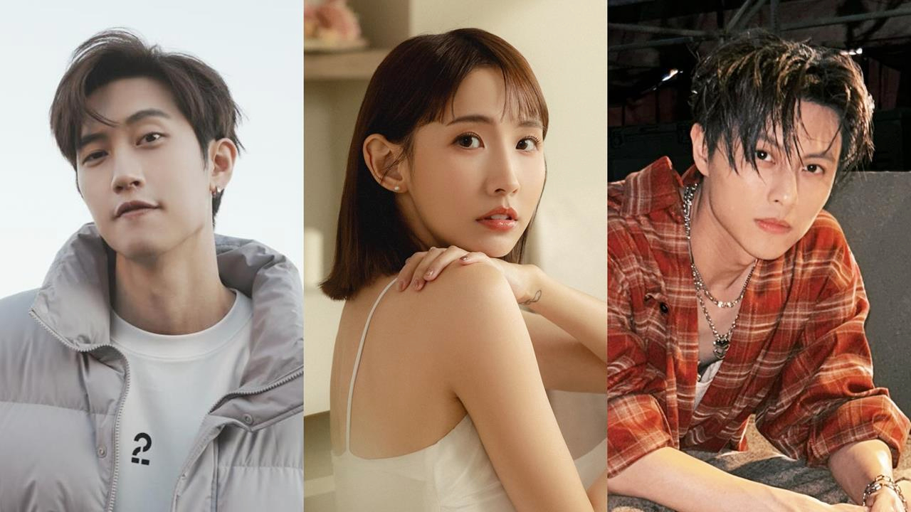 Phạm Khương Ngạn Phong (ảnh trái ngoài cùng) đã công khai tố cáo vợ và bạn thân trong showbiz của mình lén lút ngoại tình. Ảnh: China Times.