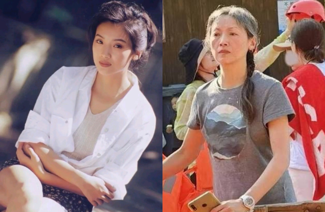 Diện mạo xuống sắc của Ngô Thanh Liên sau nhiều năm rời showbiz khiến ai cũng ngỡ ngàng. Ảnh: QQ.