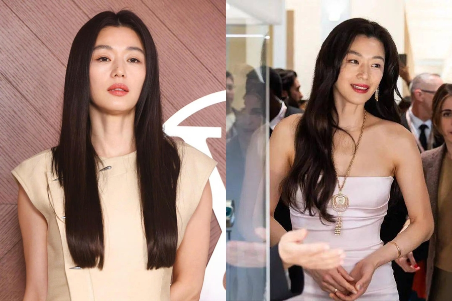 Truyền thông xứ Trung cho hay, trong năm 2025, Jeon Ji Hyun tất bật ngược xuôi, tham gia hàng loạt sự kiện ở trong và ngoài nước để trả nợ cho chồng đại gia rởm. Ảnh: Naver