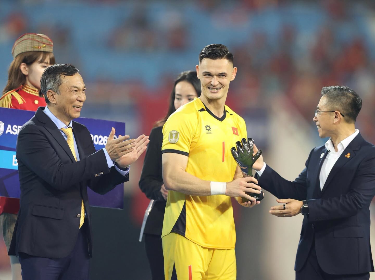 Lê Giang Patrik đang là thủ môn có phong độ ấn tượng của bóng đá Việt Nam