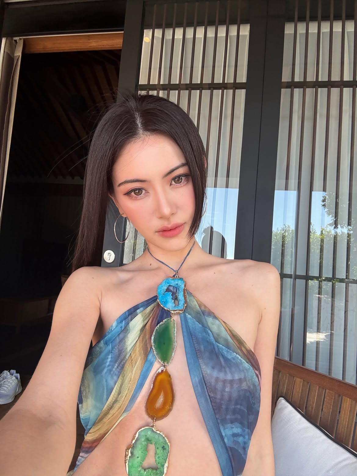 Đáng chú ý nhất phải kể đến loạt ảnh khoe sắc vóc của Mai Davika trong kỳ nghỉ ở Việt Nam. Ảnh: Instagram.