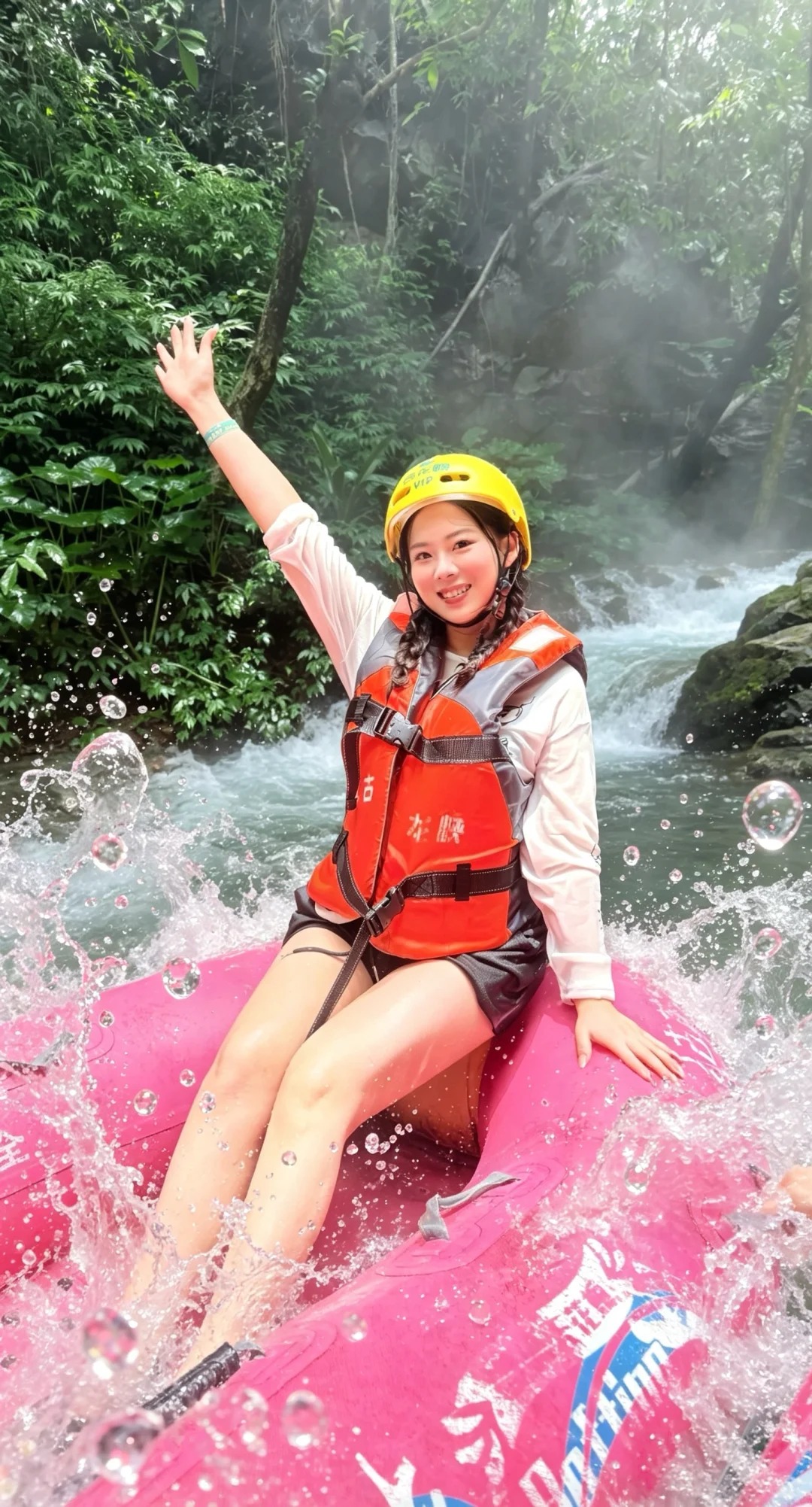 Chi nhiều tiền hơn, song không cần xếp hàng lại có khu tắm rửa và thay đồ riêng. Ảnh: Xiahongshu.