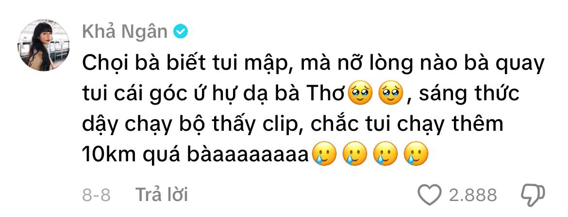 Cô từng lên tiếng về việc tăng cân, cùng với góc quay khiến nhiều người hiểu nhầm