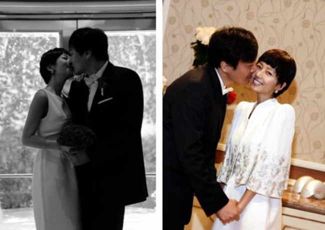 Jang Jin Young được chẩn đoán mắc ung thư không lâu sau khi chính thức hẹn hò doanh nhân Kim Young Kyun. Ảnh: Naver