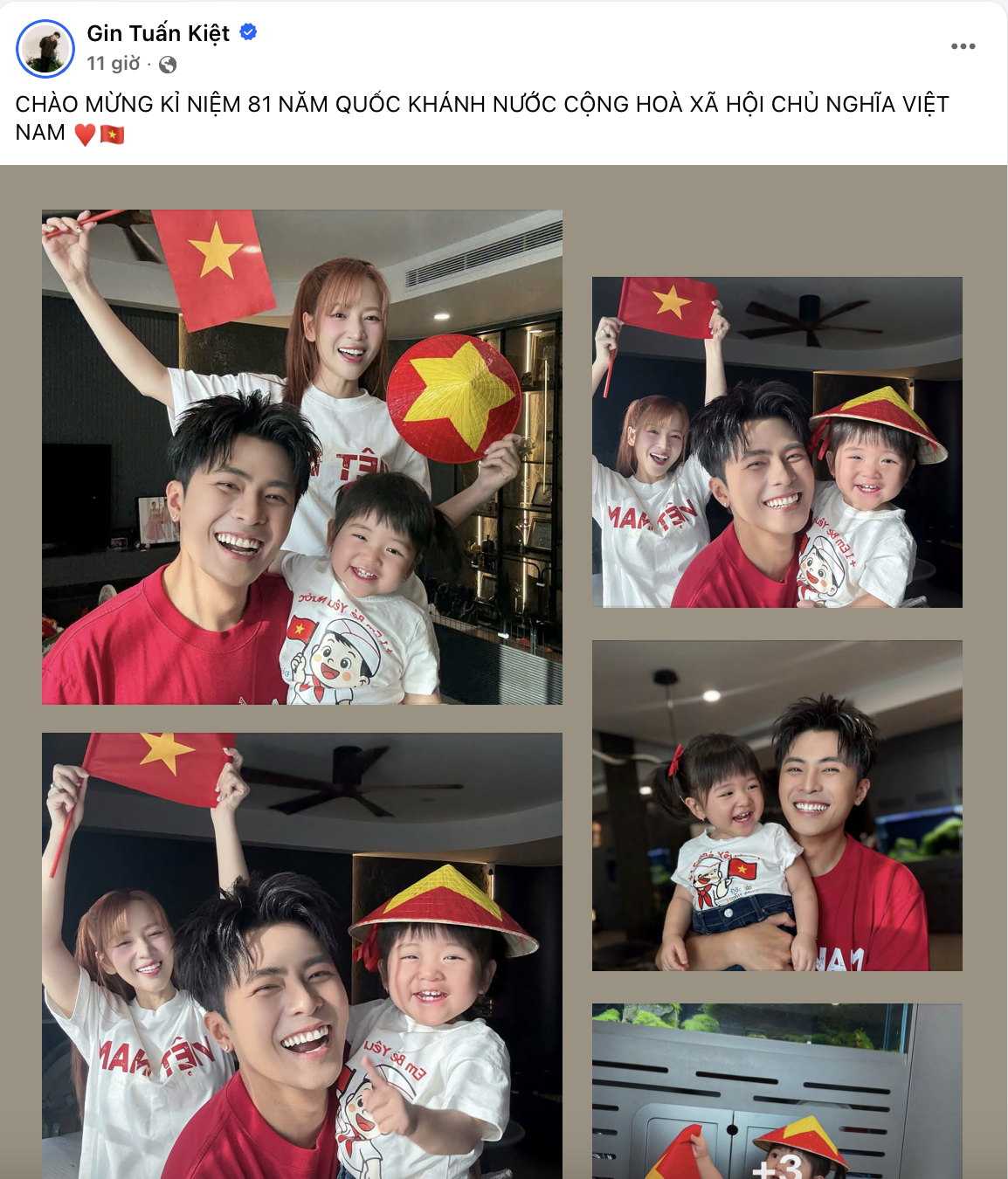 Khoảnh khắc đáng yêu của gia đình Puka và Gin Tuấn Kiệt 