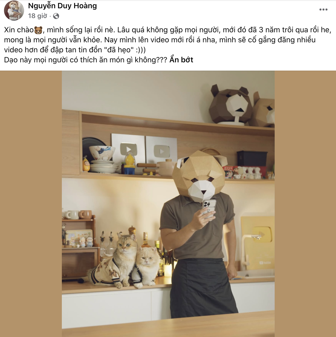 YouTuber Nino bất ngờ trở lại sau 3 năm ở ẩn