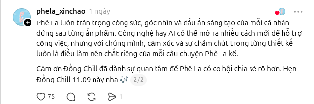 Bị nghi dùng AI cho tranh Trung thu, Phê La lập tức đáp trả