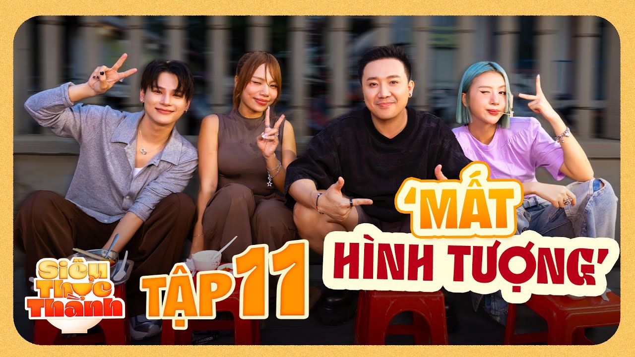 Trấn Thành dẫn 3 đàn em ngồi bệt vỉa hè ăn tô phá lấu 30.000 đồng, một người ăn đến mức mồ hôi ướt trán