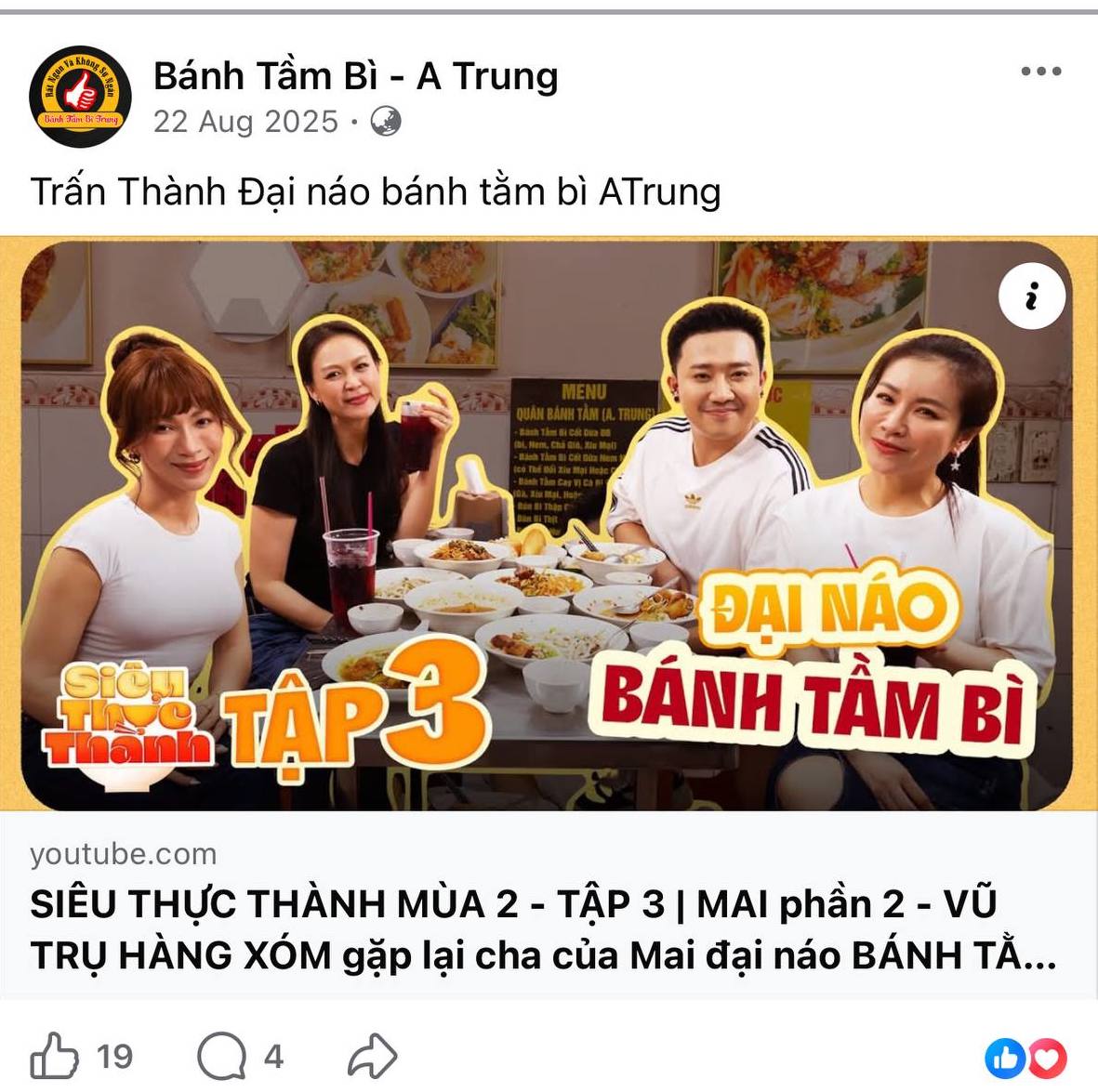 3 người vô cùng cảm kích Trấn Thành