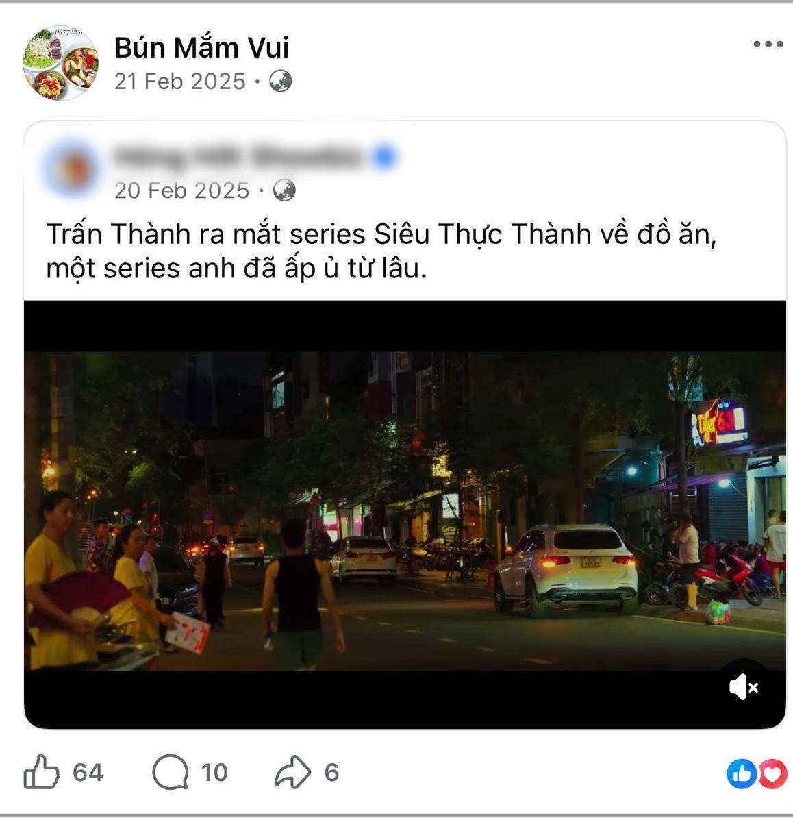 Đến tháng 2/2025, khi series chính thức lên sóng, chị share lại bài giới thiệu chương trình lên fanpage mà không nói thêm câu nào.