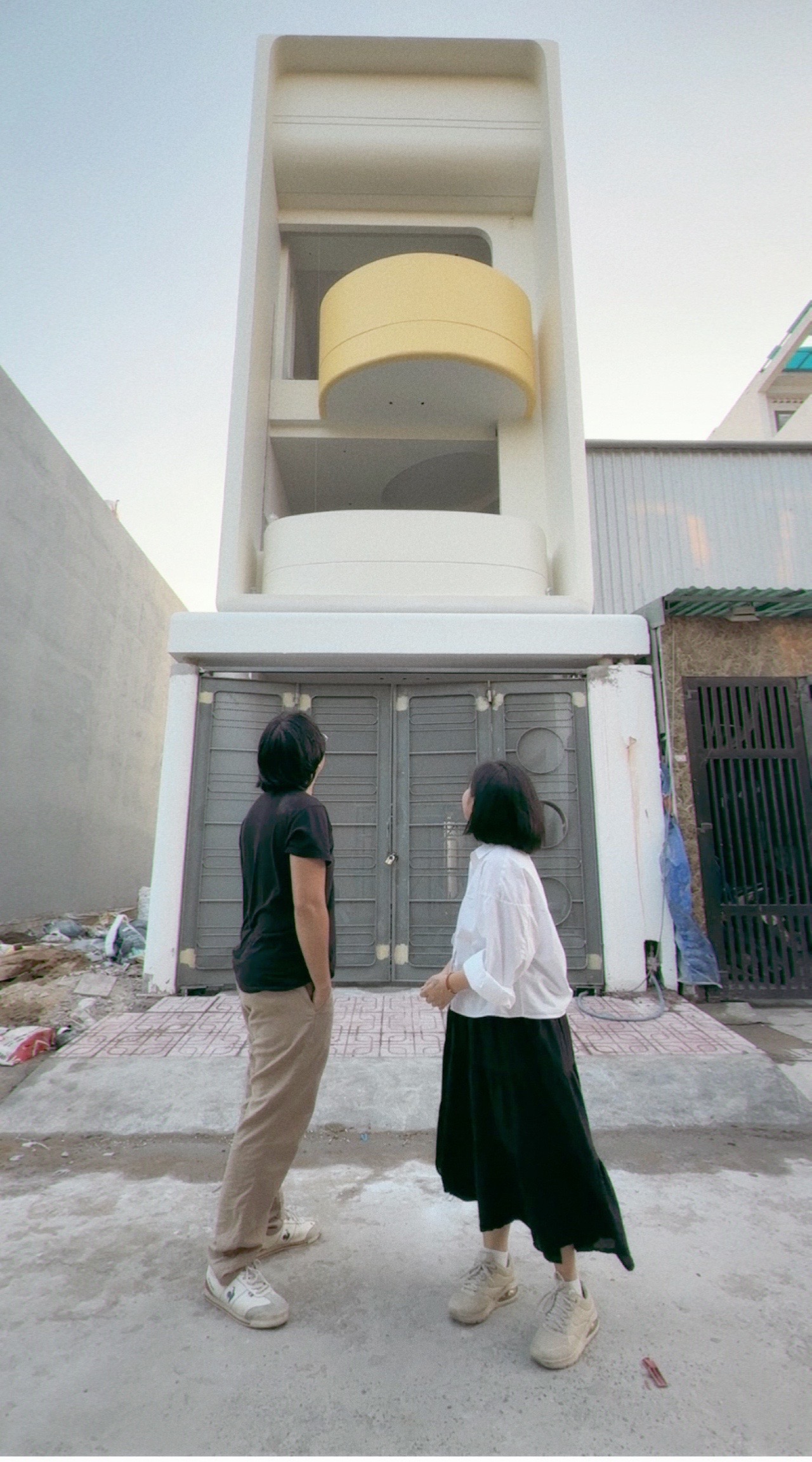Căn nhà lúc ở trong quá trình hoàn thiện