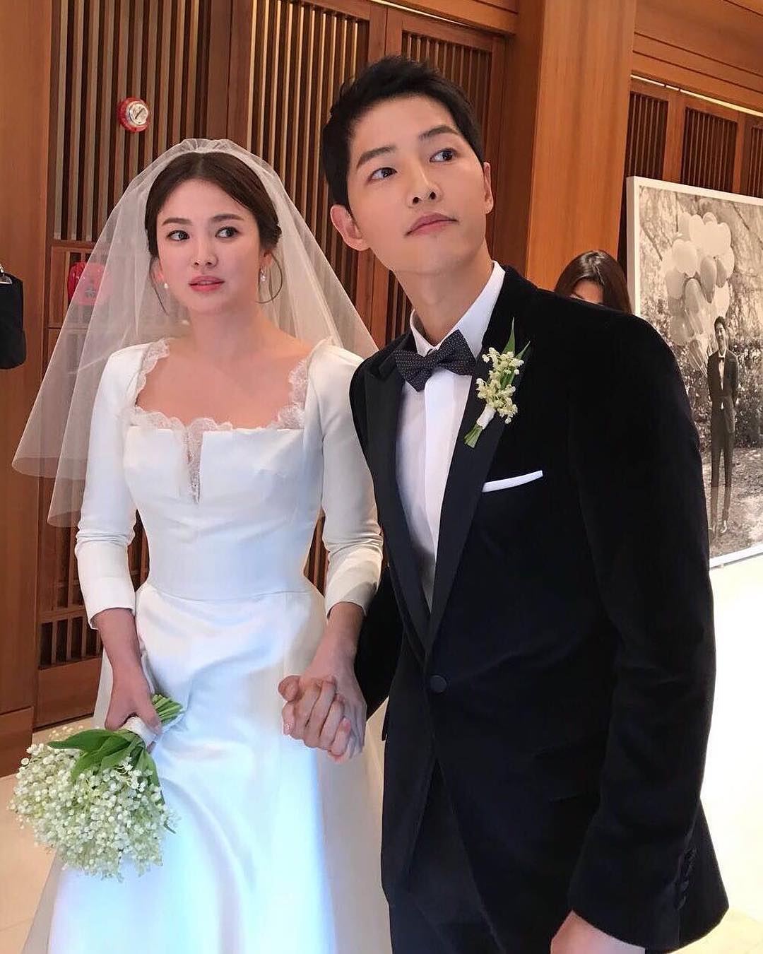 Song Hye Kyo - Song Joong Ki cưới nhau rồi ly hôn chóng vánh. Ảnh: Naver
