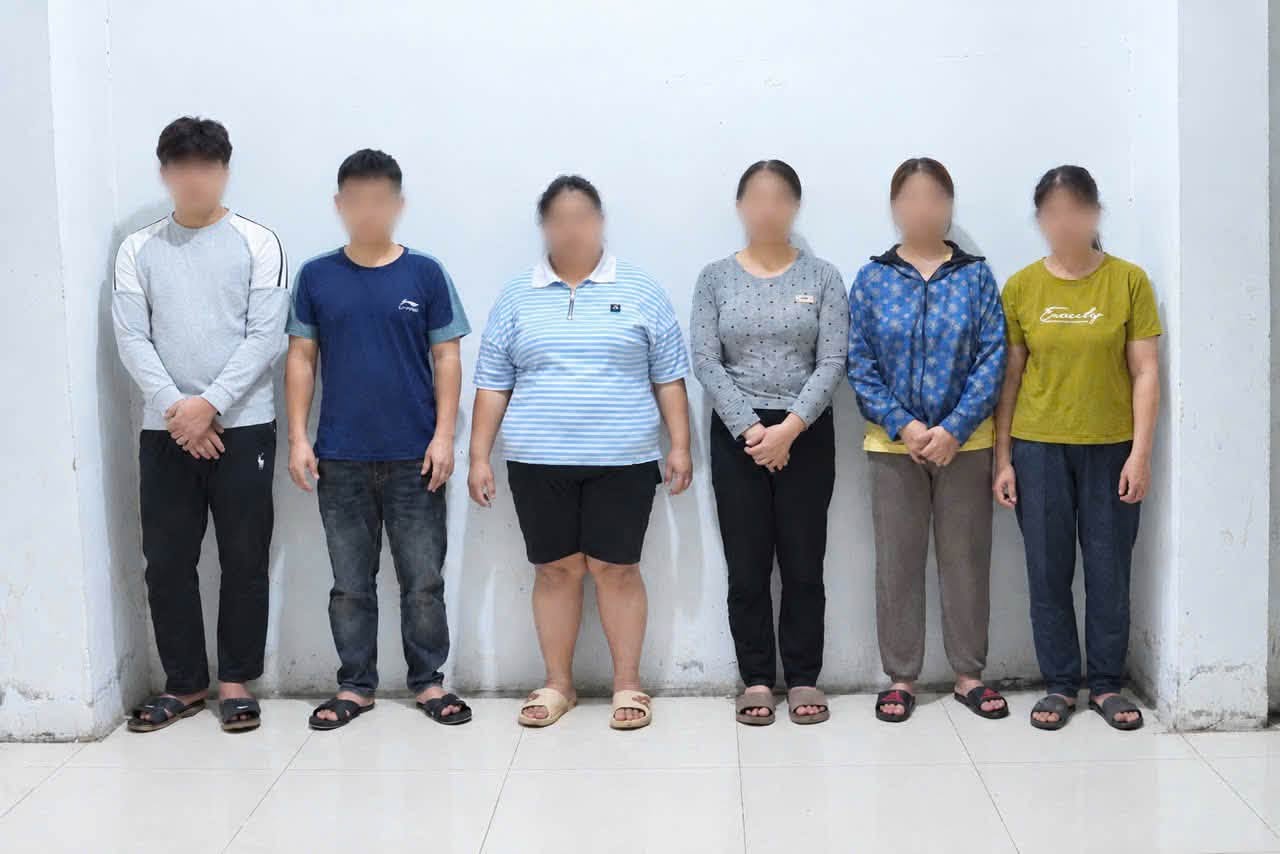 Các đối tượng bị khởi tố. Ảnh: Công an tỉnh Phú Thọ