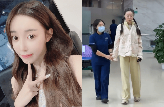 Tiêu Nghiên Nghê chịu nhiều di chứng sức khỏe sau bạo bệnh và phải mất 4 năm để phục hồi. Ảnh: Sohu.