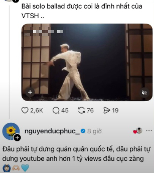 Bình luận gây tranh cãi của Đức Phúc