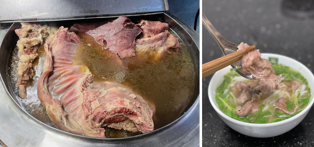 Phát hiện quán phở Hà Nội từng có lò mổ bò ngay phía sau bếp, bát 100.000 đồng chứa đủ phần ngon nhất của con bò