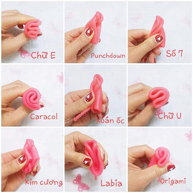 Một số hướng dẫn một số cách gấp để đưa vào cơ thể phụ nữ khi sử dụng cốc nguyệt san (Ảnh minh họa)
