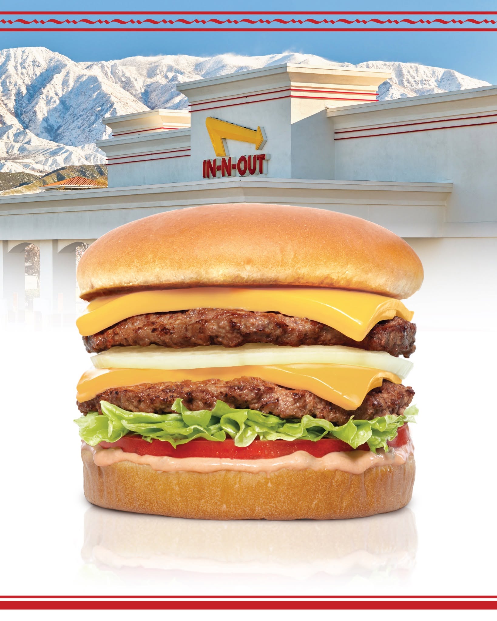 In N Out Burger sẽ mở bán từ 11 giờ trưa đến 15 giờ chiều ngày 28/9/2026 tại không gian của MZ Club And Restaurant số 56 Bùi Thị Xuân thuộc phường Bến Thành, Thành phố Hồ Chí Minh. Ảnh: In-N-Out Burger