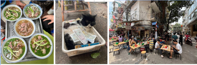 Phát hiện địa điểm dễ gặp MCK nhất Hà Nội: Quán phở bê đồ bằng xe điện cân bằng, mùa lũ có ngày treo hàng trăm suất