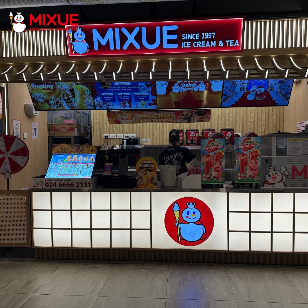 Bước sang nửa đầu năm 2026, đà tăng trưởng của Mixue chậm lại, và mức độ thể hiện rõ nhất khi đặt hai kỳ kinh doanh liền kề cạnh nhau. Ảnh: Mixue