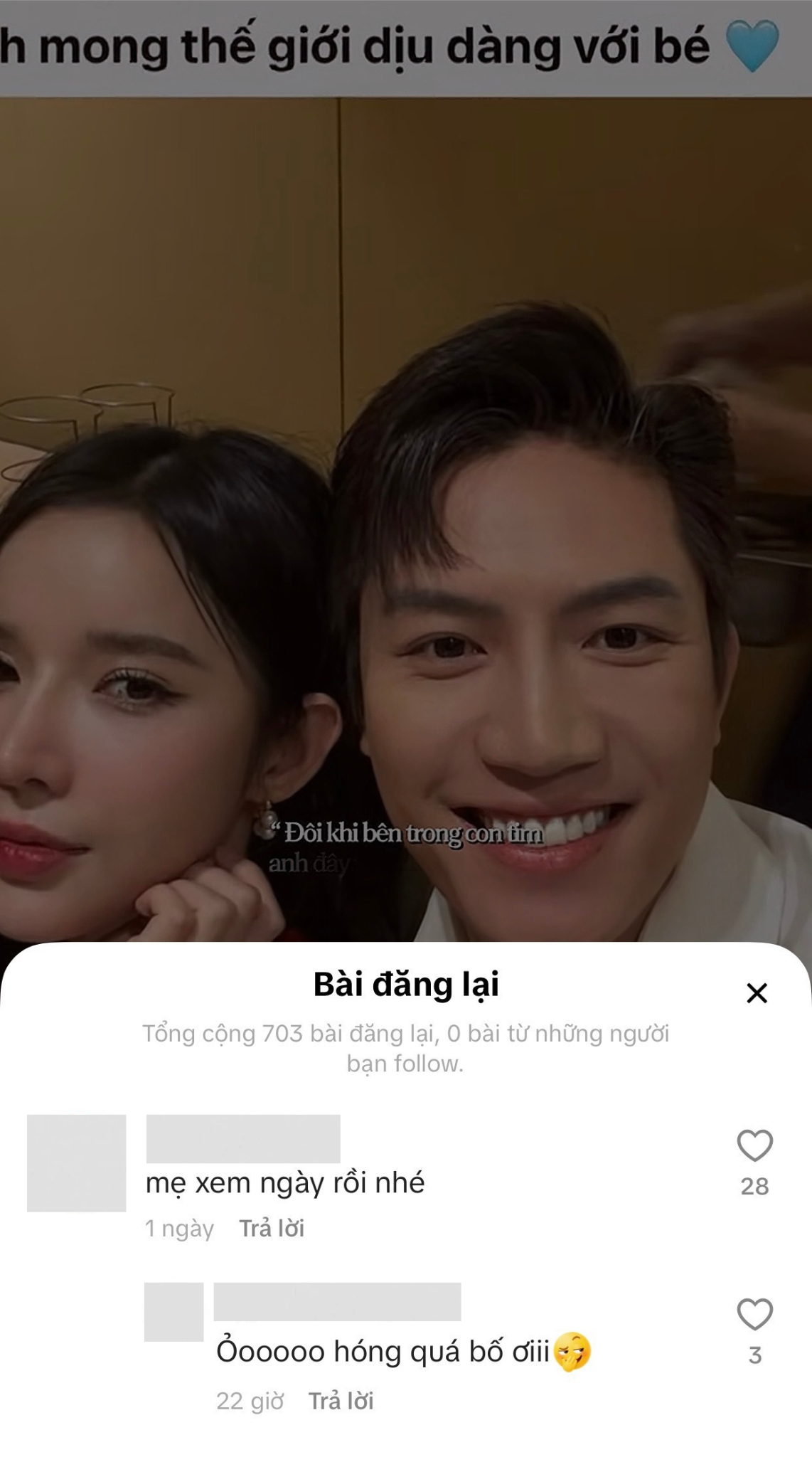 Bố Anh Tú đăng lại video ngọt ngào của nam ca sĩ với LyLy, đính kèm là dòng chú thích khiến fan nghi vấn cặp đôi đang chuẩn bị về chung một nhà