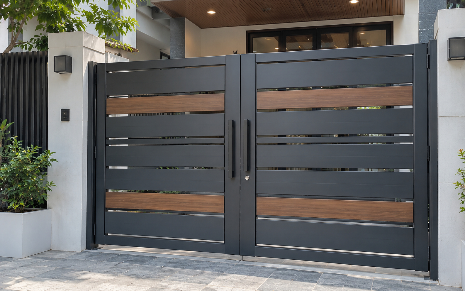 Tại sao ngày càng nhiều gia đình không làm cổng inox? Hóa ra 2 kiểu cổng này khiến mặt tiền đẹp, hiện đại hơn