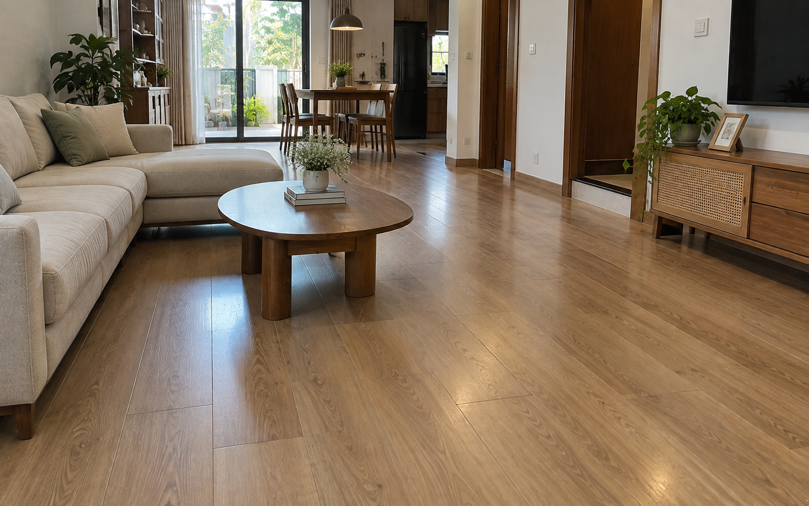 Tại sao ngày càng nhiều gia đình không còn làm nền nhà bằng gạch hoa? 2 vật liệu thay thế giúp nhà sáng, dễ phối nội thất hơn