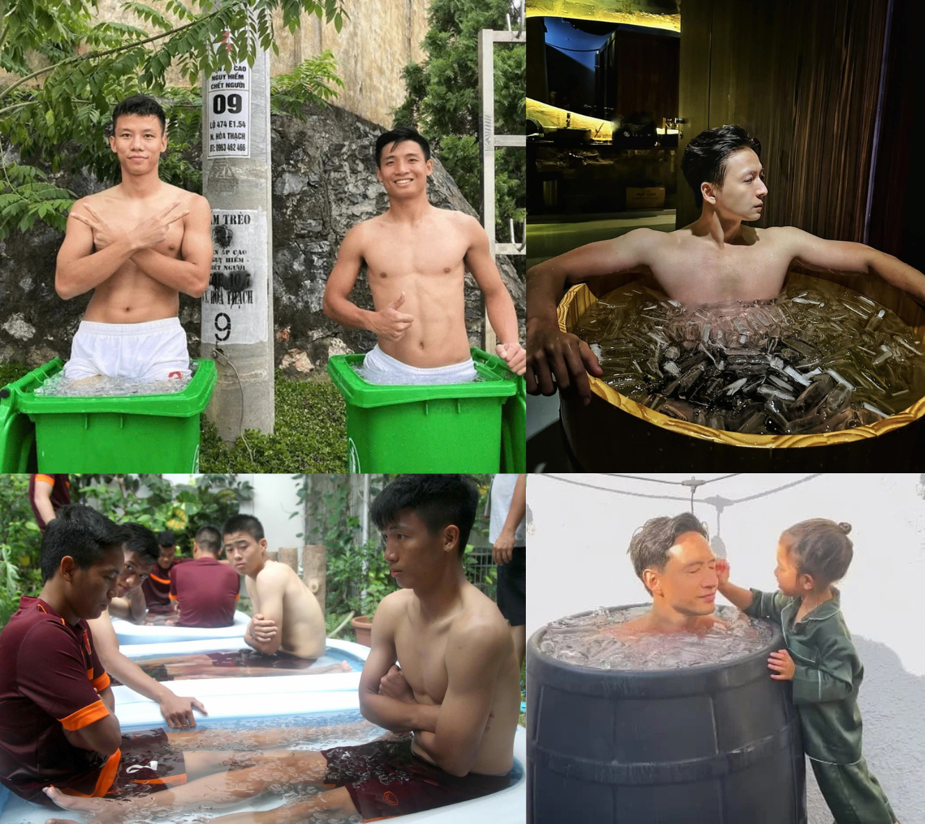 Không thể phủ nhận tắm hay ngâm mình với nước đá vẫn mang lại nhiều tác dụng, được từ các sao tới vận động viên thực hiện (Ảnh minh họa: VTC News)
