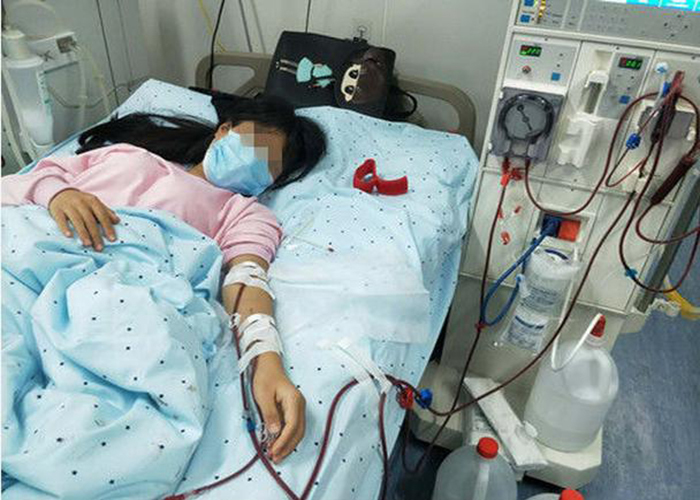Bé gái 12 tuổi đã phải chạy thận suốt đời (Ảnh minh họa)