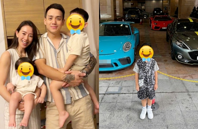 Chồng Lương Tịnh Kỳ vô tình để lộ cuộc sống xa hoa, gara nhà đậu toàn xe sang. Ảnh: Sina.