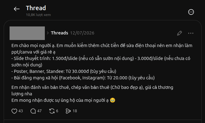 Gallery - Nở rộ nhu cầu thuê người làm thay mọi việc: Đi dạo đón thu Hà Nội 40k/ giờ, nhận hàng hộ 50k/ lượt - image 4